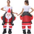 thumbnail image 2 of Disfraz inflable de Papá Noel de Navidad para adultos, ropa divertida de Cosplay para actuación, Festival, fiesta de Carnaval, 2 of 4