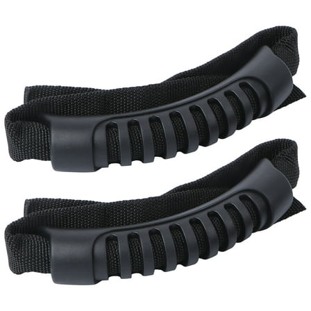 Worgeous 2pcs Kayak Handles Plastic Handle Boat Accessories Canoe Boat Side Handles Safety Stable Handles(Black)