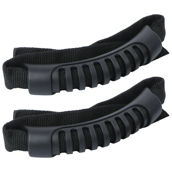Worgeous 2pcs Kayak Handles Plastic Handle Boat Accessories Canoe Boat Side Handles Safety Stable Handles(Black)