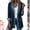 Blue, variant on Women’s Elegant Denim Spliced Ribbed Knit Coat
Women's Denim Patchwork Knit Sweater Blazer with Pockets, Casual Button Down Long Sleeve Jacket Fall Cardigans
