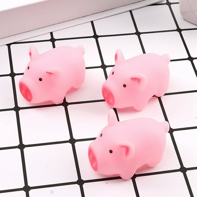 Adorable Desktop Ornament Cute Screaming Pig Stress Toy Venting Sound for Home Desk Decoration