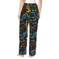 thumbnail image 3 of Naloa Off-Road Vehicle Print Women’s Ultra-Soft Comfy Pajama Lounge Pants with Pockets & Drawstring, 3 of 8