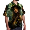 thumbnail image 2 of Saint Patrick's Day Men's Short Sleeve Hawaiian Beach Poplin Shirt Casual Printed Button Down Summer Unisex Shirt, 2 of 6