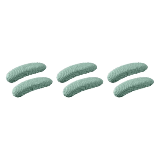 Baohd Soft And Comfortable Office Chair Armrest Covers Dustproof Wide Application Wear-resistant Polyester Matcha green 3Set
