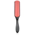 thumbnail image 4 of Fznkrag Hair Brush for Natural Curly Hair Black 9 Row Styling Travel Nylon Bristle Wet Mini Small Shower Wavy Drying Plastic Comb. Woman Man Gifts, 4 of 10