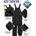 thumbnail image 2 of Arctic Hero Kids' Snow Bib - Boys' and Girls' Insulated Waterproof Ski Pants Overalls (2T-18), 2 of 7
