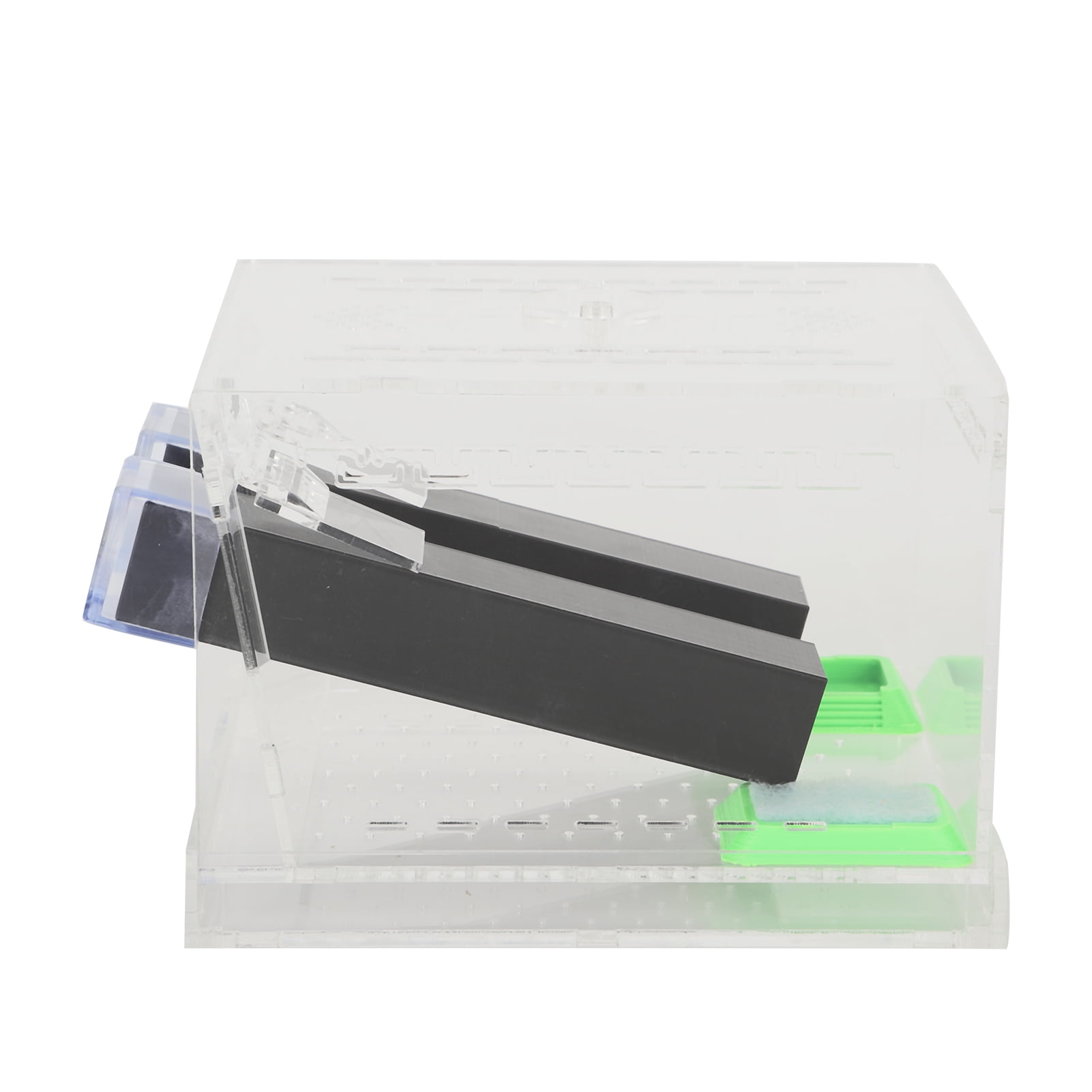 Cricket Keeper Tank Box, Care Kit Reptile Tank Box Cricket Care Kit Acrylic With A Food Feeding