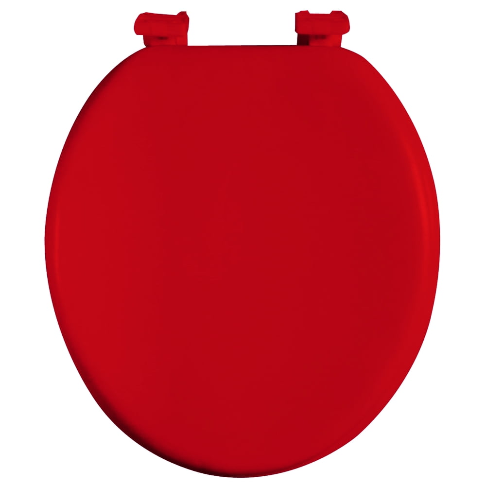 Dream Bath Soft Cushioned Round Front Toilet Seat with nonslip seat