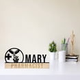 thumbnail image 4 of Handmadetneonsign Custom Pharmacist Desk Name Plate, Pharmacist Metal Nameplate For Desk Decor, 4 of 4