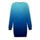 thumbnail image 5 of Vestido informal de manga larga para mujer: vestido liso de otoño/invierno con cuello redondo y estampado navideño opcional., 5 of 5