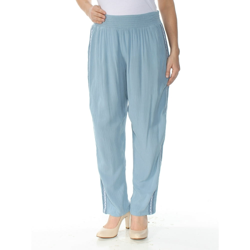 Style & Co. - STYLE & CO Womens Blue Wide Leg Pants Size: L - Walmart ...