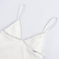 thumbnail image 4 of HH TRAF Vestido elegante de mujer con tirantes a media pierna, con incrustaciones de joyas, sexy, sin mangas, espalda descubierta, ajustado, para vacaciones y playa, 4 of 4
