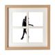 thumbnail image 1 of Hot Beautiful woman Silhouettes stand Pantalla de escritorio de pared de marco 4 aperturas, 1 of 4