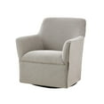 thumbnail image 3 of Madison Park Swivel Glider Chair with Grey Finish MP103-0825, 3 of 4