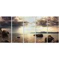 thumbnail image 2 of Rocky Seashore under Clouds Panorama, 2 of 3
