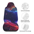 thumbnail image 5 of Sikiie Cosmic Cat Psychedelic Journey Car Seat Protector 2 Pack Car Seat Cushion Mat, Car Seat Covers for SUV, Truck, Van, 5 of 7