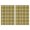 Yellow and Black, variant on 2 Pcs Green and Black Checkered Pattern Funny Kitchen Towels, Microfiber Dish Towels, Kitchen Tea Towels Set 18" X 26"