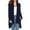 Navy, variant on Lilgiuy Women's Long Sleeve Casual Comfortable Solid Color Cardigan Top Blouse Fashion for 2022 Spring Winter
