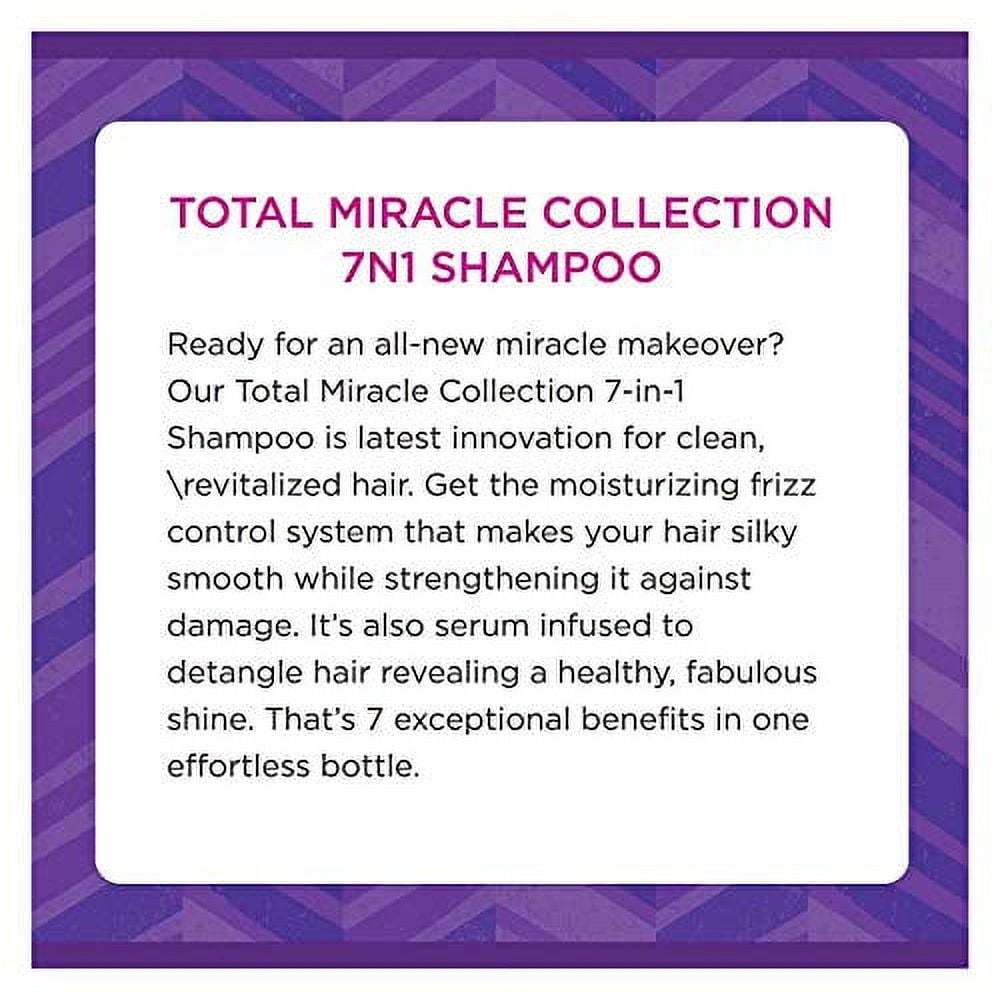 Aussie Shampoo 7-N-1 Total Miracle 12.1 Ounce (358ml) (3 Pack)