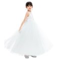 thumbnail image 4 of Ekidsbridal Girl Princess Flower Girl Dress - Illusion Lace Tulle with Bow Sash 331-A (Size: 2-12), 4 of 6