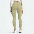 thumbnail image 3 of WULMLEO Leggings for Women Tummy Control Butt Lifting Legging Tights Workout Quick Dry High Waisted 7/8 Leggings Green M, 3 of 6
