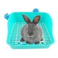 thumbnail image 3 of Rabbit Toilet Box Tray Small Trainer Guinea  Tray Green, 3 of 8