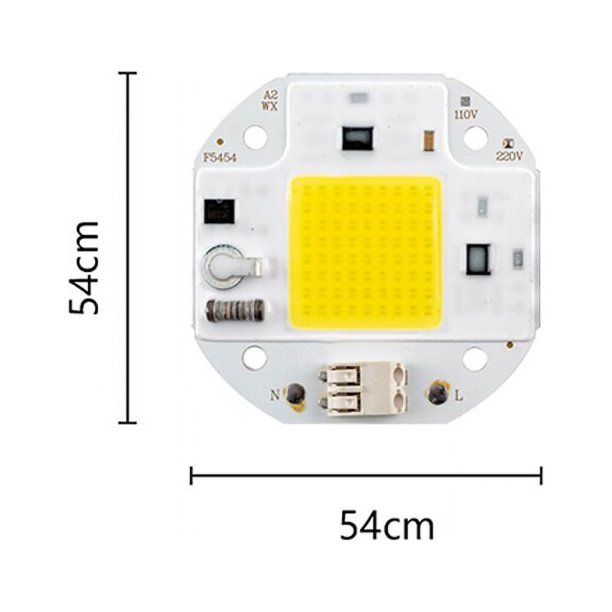 Chip Led de alto brillo para el hogar, módulo de Chip de matriz LED de 10W, 20W, 30W, 50W, 220V, blanco cálido y blanco frío, Bombilla para exteriores, bricolaje