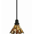 thumbnail image 7 of Meyda Lighting 8'W Jadestone Delta Mini Pendant, Solar Black Powdercoat - 145877, 7 of 7