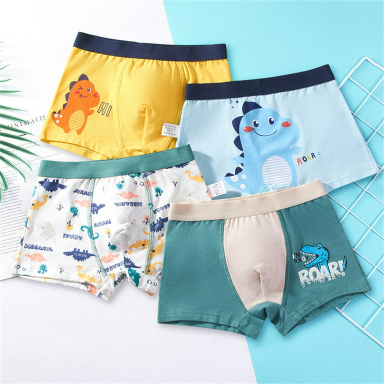 Kids Children Boys Cotton Underwear Cartoon Underpants Shorts Pants Trunks  Briefs 4PCS Organic Underwear Toddler Boys Size 16 Underwear
