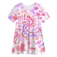 Gubotare Pajamas Kids Girls Satin Pajamas Set Button Down Silk 2 Piece ...