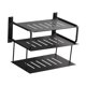 thumbnail image 2 of Estante para proyector de 3 capas para caja de almacenamiento de pared, resistente, de aluminio, fácil de transportar. Negro, 2 of 9