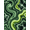 Green, Pattern 3, variant on ODIKA 4'x6' Machine Washable Non-Slip Area Rug, Abstract Green High Traffic Rug, Green, 1109284