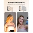 thumbnail image 3 of Luz para selfies ANXRE AL96 96 LED con difusor suave y soporte, 3 of 8
