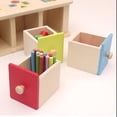 thumbnail image 6 of BUTOMKY Montessori Wooden Color & Shape Sorting Box - Geometric Matching Blocks Learning Toy, Educational Activity Cube for Toddlers 1-3 & 3-5 Years Old, 6 of 8