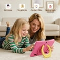 thumbnail image 5 of 10.1 inch Android 15 Kids Tablets 2025,6GB RAM + 32GB ROM,Parent Control Kids Education Children Tablet with WiFi,Kid-Proof Case,Pink, 5 of 12