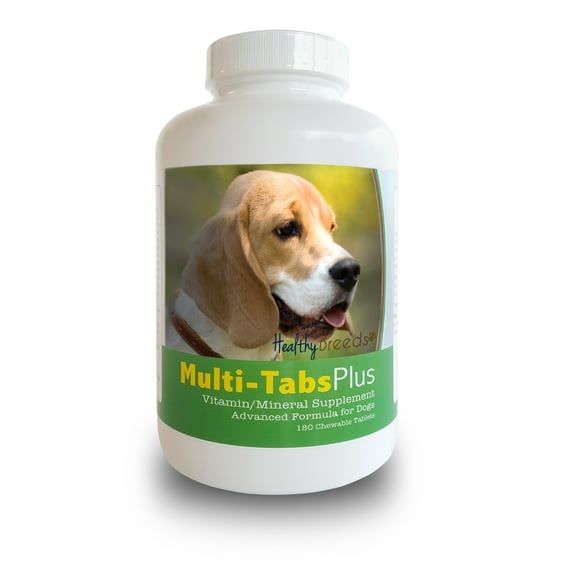 Healthy Breeds Dog Multi-Tab Vitamin and Mineral Supplement for Beagle, 180 Chews