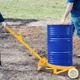 thumbnail image 6 of Heavy Duty 55 Gallon Drum Dolly in Low Profile Design with 1200lbs Capacity, 2 Fixed PU Wheels and 1 Swivel Wheel Caddy, 6 of 15