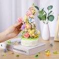 thumbnail image 4 of HLONK Flowers Botanical Collection Music Rotating Box Building Block with Light (575 PCS)  Compatible with  - Perfect Gift for Her or Him, 4 of 12