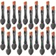 thumbnail image 1 of Eye Make Up Brush Double Headed Eye Shadow Brush Black Eyeshadow Applicator Sponge Eyeshade Tool For Concealer Powder Cream Blush Makeupblack20 Pcs, 1 of 5