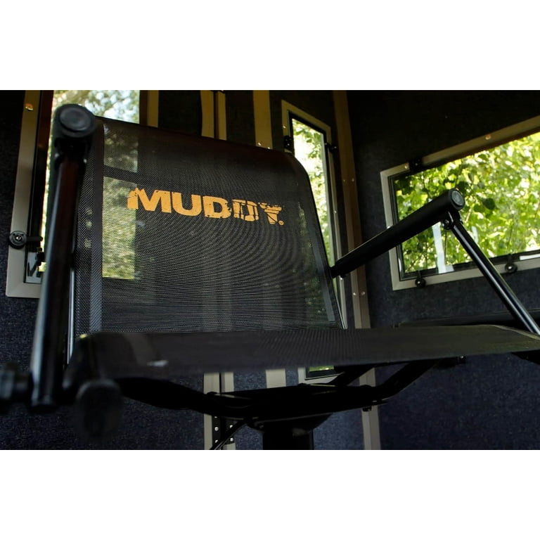 Free Shipping MUDDY SWIVEL GROUND SEAT STEEL FRAME FLEX TEK SEAT 300LB WEIGHT RATING WEIGHS 15LB Walmart