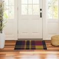 thumbnail image 6 of Black Yellow Pattern Floor Door Mat Outdoor Indoor for Home Entrance Welcome Mats 32"x20", 6 of 8