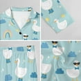 thumbnail image 6 of Top-kevin Women Long Sleeve Pajama Set Comfy Pjs Sets Donut Pattern Hearts Icing 2 Piece Lounge Set, 6 of 12