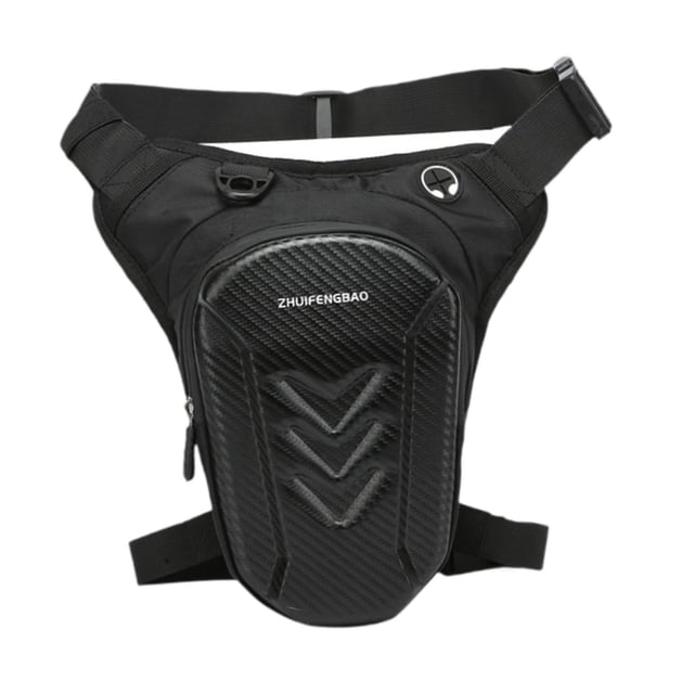 Bolsa para la pierna de motocicleta, bolsa para el muslo, correas extraíbles para las piernas, bolsa multifuncional para bicicleta C