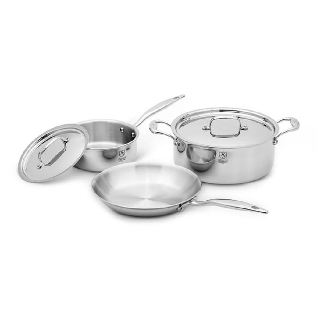 Heritage Steel 7ply Stainless 5Piece Cookware Set