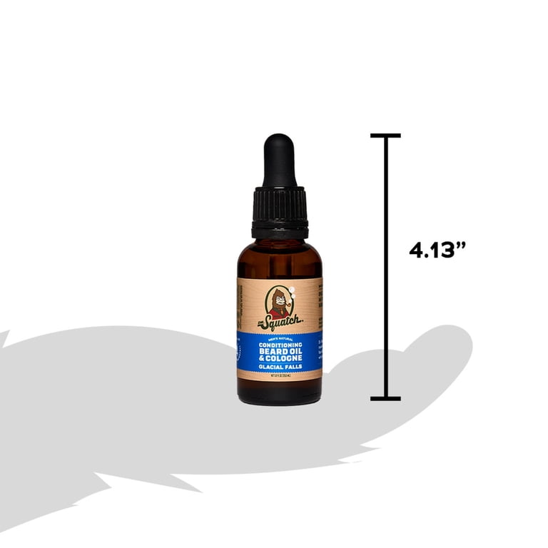 Dr. Squatch Mens Conditioning Beard Oil & Cologne, Natural Beard