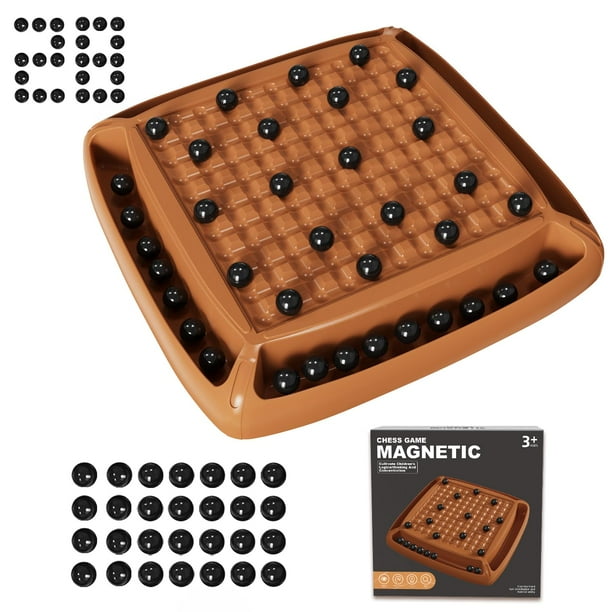 Juego de ajedrez magnético Hcusus con 28 piezas magnéticas