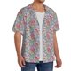 thumbnail image 2 of Fotbe Watercolor Butterflies Camisa Estampada de Manga Corta para Hombre, Casual de Verano, Estilo Playero, Sin Arrugas-4X-Large, 2 of 5