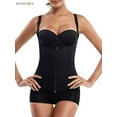 thumbnail image 2 of BadPiggies Women Body Shaper Cincher Corset Zipper Shapewear Vest Adjustable Straps Slimming Waist Trainer, 2 of 9