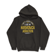 Funny Harmonica T-Shirt - I Like My Addiction