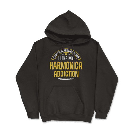 Funny Harmonica T-Shirt - I Like My Addiction